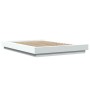 Estructura de cama madera de ingeniería blanca 140x190 cm de vidaXL, Camas y somieres - Ref: Foro24-3281217, Precio: 161,10 €...
