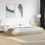 Estructura de cama madera de ingeniería roble Sonoma 180x200 cm de vidaXL, Camas y somieres - Ref: Foro24-3281170, Precio: 17...