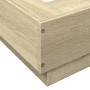 Estructura de cama madera de ingeniería roble Sonoma 180x200 cm de vidaXL, Camas y somieres - Ref: Foro24-3281170, Precio: 17...