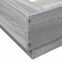 Estructura de cama madera de ingeniería gris Sonoma 90x200 cm de vidaXL, Camas y somieres - Ref: Foro24-3281215, Precio: 142,...