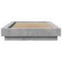 Estructura de cama madera de ingeniería gris hormigón 90x190 cm de vidaXL, Camas y somieres - Ref: Foro24-3281241, Precio: 13...
