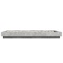 Estructura de cama madera de ingeniería gris hormigón 90x190 cm de vidaXL, Camas y somieres - Ref: Foro24-3281241, Precio: 13...