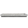Estructura de cama madera de ingeniería gris hormigón 75x190 cm de vidaXL, Camas y somieres - Ref: Foro24-3281248, Precio: 12...