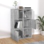 Armario almacenamiento madera contrachapada gris 60x29,5x90 cm de vidaXL, Librerías y estanterías - Ref: Foro24-801138, Preci...