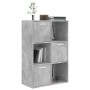 Armario almacenamiento madera contrachapada gris 60x29,5x90 cm de vidaXL, Librerías y estanterías - Ref: Foro24-801138, Preci...