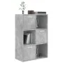 Armario almacenamiento madera contrachapada gris 60x29,5x90 cm de vidaXL, Librerías y estanterías - Ref: Foro24-801138, Preci...