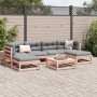 Set de sofás jardín 7 pzas con cojines madera abeto Douglas de vidaXL, Conjuntos de jardín - Ref: Foro24-3295824, Precio: 569...