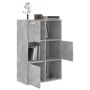 Armario almacenamiento madera contrachapada gris 60x29,5x90 cm de vidaXL, Librerías y estanterías - Ref: Foro24-801138, Preci...