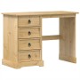 Tocador Corona madera maciza de pino 104x47x75 cm de vidaXL, Escritorios - Ref: Foro24-4005684, Precio: 153,32 €, Descuento: %
