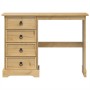 Tocador Corona madera maciza de pino 104x47x75 cm de vidaXL, Escritorios - Ref: Foro24-4005684, Precio: 153,32 €, Descuento: %