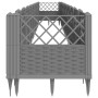 Jardinera con clavijas PP gris claro 363,5x43,5x43,5 cm de vidaXL, Maceteros y jardineras - Ref: Foro24-368028, Precio: 119,4...