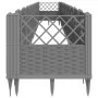 Jardinera con clavijas PP gris claro 363,5x43,5x43,5 cm de vidaXL, Maceteros y jardineras - Ref: Foro24-368028, Precio: 95,36...