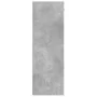 Armario almacenamiento madera contrachapada gris 60x29,5x90 cm de vidaXL, Librerías y estanterías - Ref: Foro24-801138, Preci...