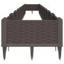 Jardinera con clavijas PP marrón 362,5x42,5x28,5 cm de vidaXL, Maceteros y jardineras - Ref: Foro24-368021, Precio: 95,46 €, ...