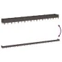Jardinera con clavijas PP marrón 362,5x42,5x28,5 cm de vidaXL, Maceteros y jardineras - Ref: Foro24-368021, Precio: 95,46 €, ...