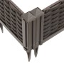 Jardinera con clavijas PP marrón 362,5x42,5x28,5 cm de vidaXL, Maceteros y jardineras - Ref: Foro24-368021, Precio: 97,21 €, ...