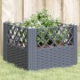 Jardinera con clavijas PP gris 43,5x43,5x43,5 cm de vidaXL, Maceteros y jardineras - Ref: Foro24-368009, Precio: 26,18 €, Des...