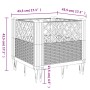 Jardinera con clavijas PP gris 43,5x43,5x43,5 cm de vidaXL, Maceteros y jardineras - Ref: Foro24-368009, Precio: 26,18 €, Des...