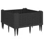 Planter with pegs PP black 42.5x42.5x28.5 cm by vidaXL, Pots and planters - Ref: Foro24-368002, Price: 25,85 €, Discount: %