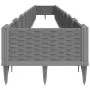 Jardinera con clavijas PP gris claro 362,5x42,5x28,5 cm de vidaXL, Maceteros y jardineras - Ref: Foro24-368023, Precio: 77,95...