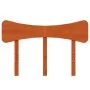 Solid wax brown pine wood bed headboard 120 cm by vidaXL, Headboards and footboards - Ref: Foro24-844788, Price: 37,74 €, Dis...