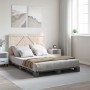 Estructura de cama con cabecero madera pino gris 140x200 cm de vidaXL, Camas y somieres - Ref: Foro24-3281564, Precio: 212,48...