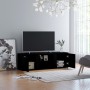 Mueble de TV madera contrachapada negra 120x34x37 cm de vidaXL, Muebles TV - Ref: Foro24-801162, Precio: 71,55 €, Descuento: %