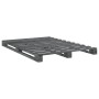Estructura de cama con cabecero madera pino gris 140x200 cm de vidaXL, Camas y somieres - Ref: Foro24-3281564, Precio: 212,48...