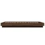 Bed frame with LED lights oak brown wood 100x200 cm by vidaXL, Beds and slatted bases - Ref: Foro24-3281118, Price: 159,94 €,...