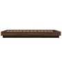 Estructura cama con luces LED madera marrón roble 100x200 cm de vidaXL, Camas y somieres - Ref: Foro24-3281118, Precio: 161,8...
