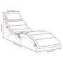 Sun lounger with beige cushion solid acacia wood by vidaXL, Loungers - Ref: Foro24-367635, Price: 164,60 €, Discount: %