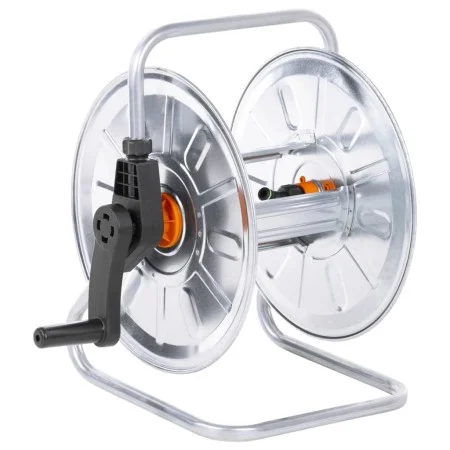Carrete de pared para manguera de 50 m 1/2" acero de vidaXL, Soporte de manguera de jardín - Ref: Foro24-4005278, Precio: 68,...