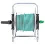 Carrete de pared para manguera de 50 m 1/2" acero de vidaXL, Soporte de manguera de jardín - Ref: Foro24-4005278, Precio: 68,...