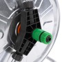 Carrete de pared para manguera de 50 m 1/2" acero de vidaXL, Soporte de manguera de jardín - Ref: Foro24-4005278, Precio: 69,...