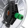 Carrete de pared para manguera de 50 m 1/2" acero de vidaXL, Soporte de manguera de jardín - Ref: Foro24-4005278, Precio: 68,...