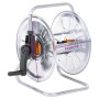 Carrete de pared para manguera de 50 m 1/2" acero de vidaXL, Soporte de manguera de jardín - Ref: Foro24-4005278, Precio: 69,...