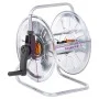 Carrete de pared para manguera de 50 m 1/2" acero de vidaXL, Soporte de manguera de jardín - Ref: Foro24-4005278, Precio: 68,...