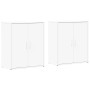 Aparador de madera de ingeniería 2 uds blanco 60x31x70 cm de vidaXL, Aparadores - Ref: Foro24-3276539, Precio: 131,27 €, Desc...