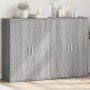 Aparadores 2 uds madera de ingeniería gris Sonoma 60x31x84 cm de vidaXL, Aparadores - Ref: Foro24-3276572, Precio: 161,38 €, ...