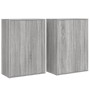 Aparadores 2 uds madera de ingeniería gris Sonoma 60x31x84 cm de vidaXL, Aparadores - Ref: Foro24-3276572, Precio: 161,38 €, ...