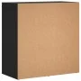 Aparadores 2 unidades madera de ingeniería negro 79x38x80 cm de vidaXL, Aparadores - Ref: Foro24-3276603, Precio: 186,33 €, D...