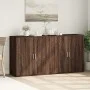 Sideboards 2 pcs oak brown engineered wood 79x38x80 cm by vidaXL, Sideboards - Ref: Foro24-3276608, Price: 164,58 €, Discount: %