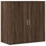 Sideboards 2 pcs oak brown engineered wood 79x38x80 cm by vidaXL, Sideboards - Ref: Foro24-3276608, Price: 164,58 €, Discount: %