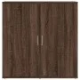 Sideboards 2 pcs oak brown engineered wood 79x38x80 cm by vidaXL, Sideboards - Ref: Foro24-3276608, Price: 164,58 €, Discount: %
