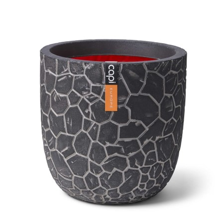 Capi Macetero ovalado Clay gris antracita 43x41 cm de Capi, Maceteros y jardineras - Ref: Foro24-429062, Precio: 79,59 €, Des...