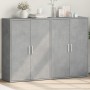 Aparadores 2 uds madera de ingeniería gris hormigón 60x31x84 cm de vidaXL, Aparadores - Ref: Foro24-3276570, Precio: 129,66 €...