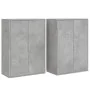 Sideboards 2 Stück betongraues Holzwerkstoff 60x31x84 cm von vidaXL, Sideboards - Ref: Foro24-3276570, Preis: 127,79 €, Rabat...