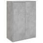 Aparadores 2 uds madera de ingeniería gris hormigón 60x31x84 cm de vidaXL, Aparadores - Ref: Foro24-3276570, Precio: 129,66 €...