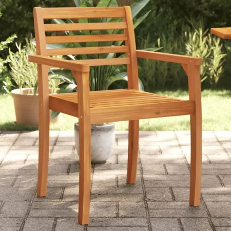 Sillas de jardín 6 uds madera maciza de acacia 59x55x85 cm de vidaXL, Sillas de jardín - Ref: Foro24-3216304, Precio: 357,37 ...