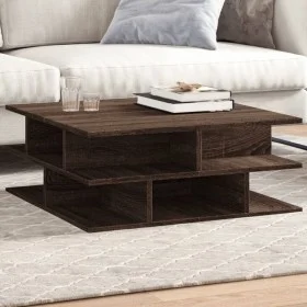 Couchtisch aus braunem Eichenholzwerkstoff, 70 x 70 x 29 cm von vidaXL, Couchtisch - Ref: Foro24-840750, Preis: 62,77 €, Raba...